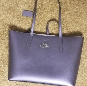 Coach Periwinkle/Silver Avenue Tote